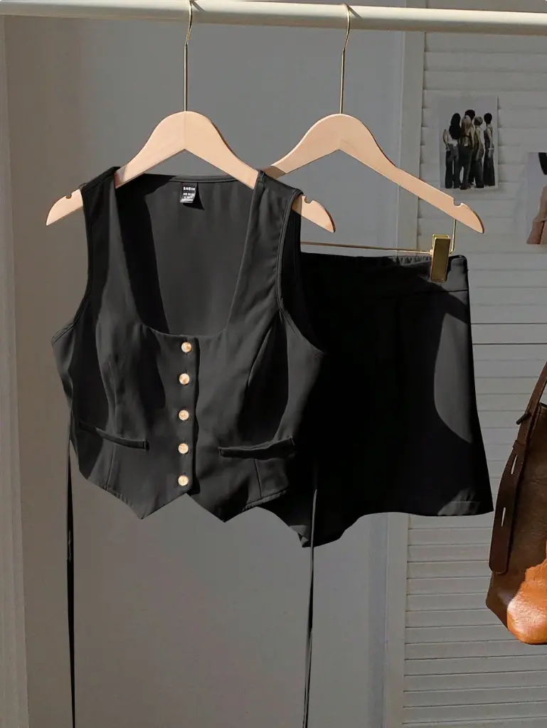 Screenshot 2025-06-01 at 12-14-18 Comfortcana Conjunto de 2 piezas para mujer de cárdigan negro y shorts SHEIN.webp