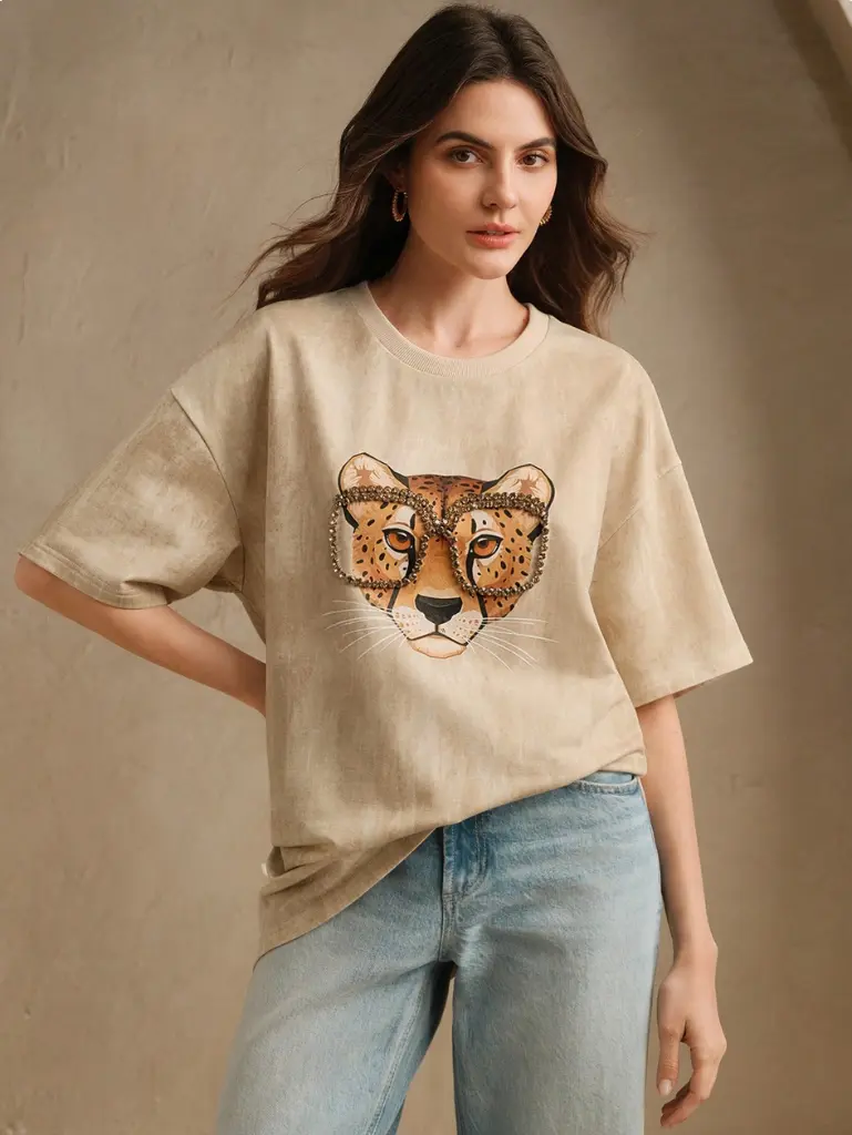 Screenshot 2025-06-01 at 12-36-13 Anewsta Camiseta de mujer de manga corta holgada de cuello redondo con diseño de cabeza de leopardo lavado en arena en estilo moderno y retro SHEIN.webp